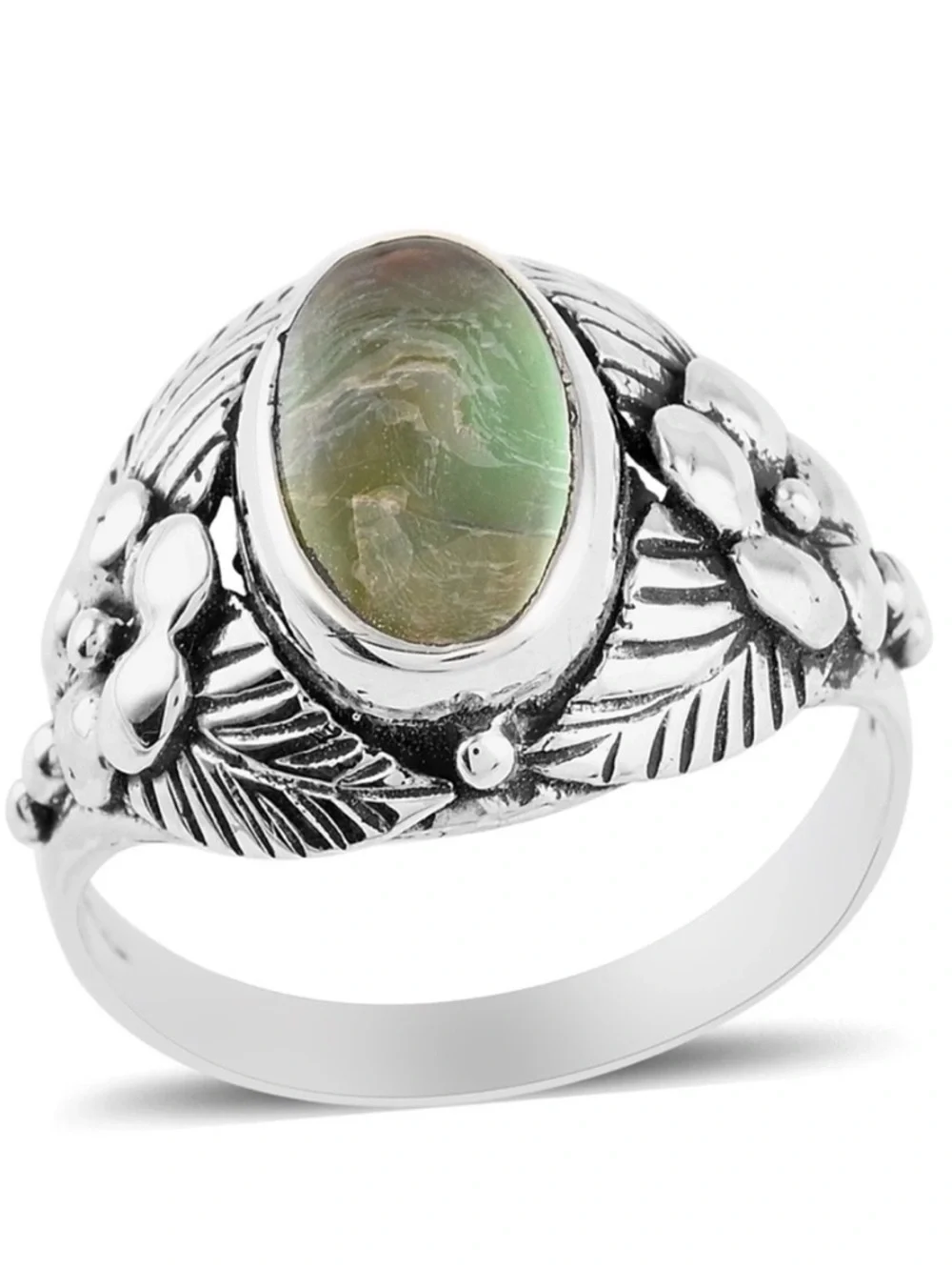 Canadian Ammolite Ring